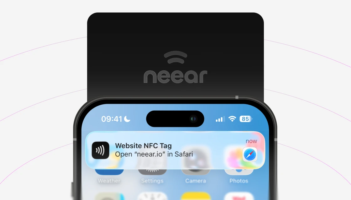 Présentation de Neear en situation de rencontre professionnelle